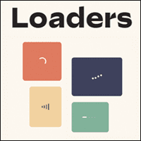 「Loaders」24 款免費的載入動畫設計，提供 HTML、CSS、SVG