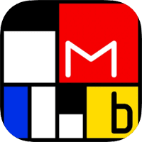 「Mondrian Blocks」蒙德里安積木益智遊戲，8 種方塊可排出百種組合！