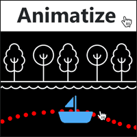 「Animatize」簡單拖曳滑鼠就能製作動畫的線上工具