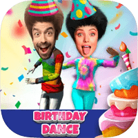 Birthday Dance 用自己的大頭錄製搞笑的生日跳舞祝賀影片