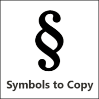 「Symbols to Copy」各種很難輸入的特殊符號收集器，點擊即可複製使用！