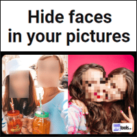 「Hide faces in your pictures」可自動辨識人臉的馬賽克工具