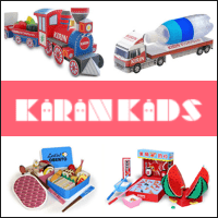 KirinKids 可愛有趣的兒童紙工藝模板免費下載