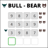「Bull-Bear」1 牛 2 熊每日猜數字遊戲
