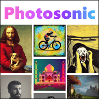 「Photosonic」輸入文字 AI 就幫你畫出來的藝術畫產生器
