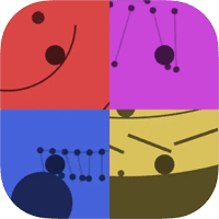 「circloO」有趣的物理遊戲，圈圈圓圓圈圈～奮力滾動的小球球！