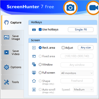 ScreenHunter 7 免費螢幕抓圖、螢幕錄影軟體